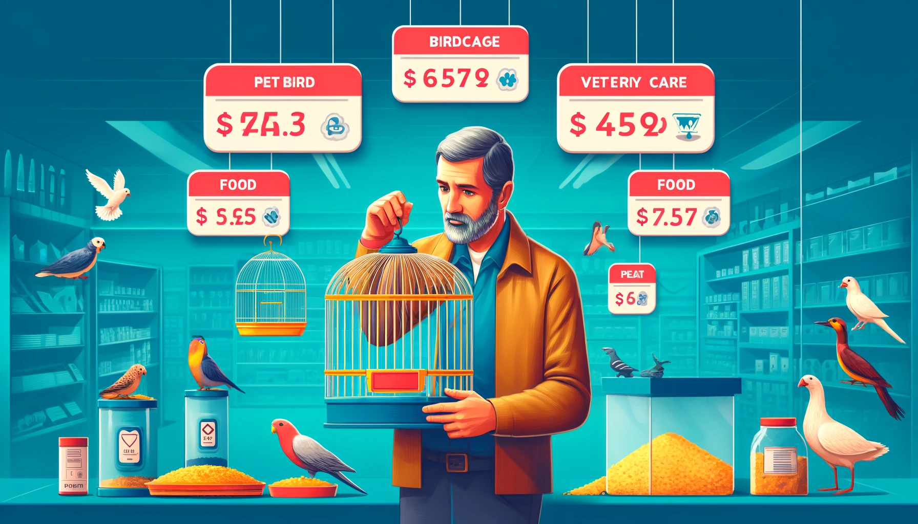 Cage & Supplies
