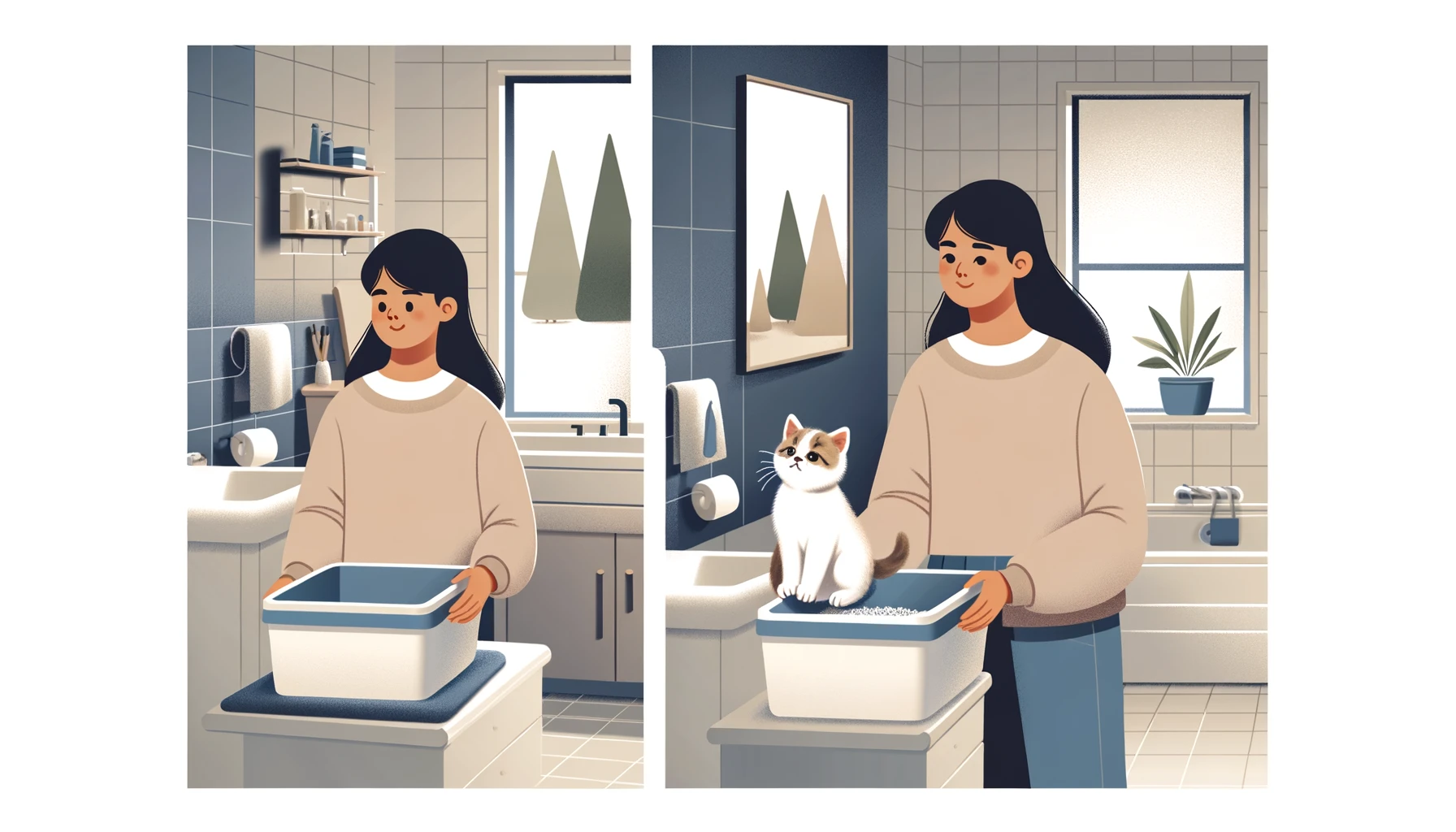 Tricks to teach your cat to use the litter box